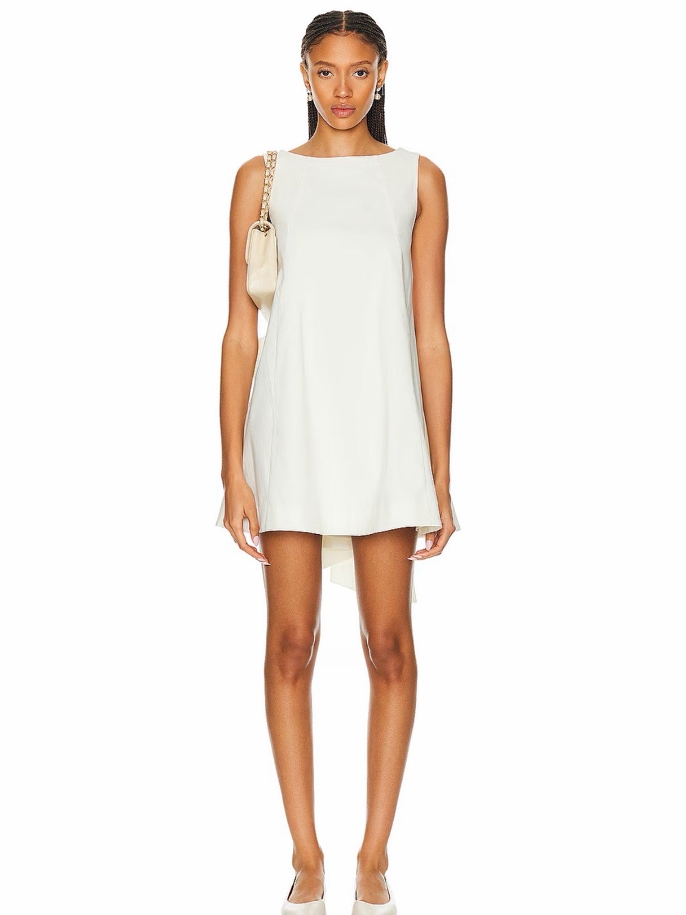 LPA Sarita Mini Dress Backless with Bow NWT - Picture 2 of 7